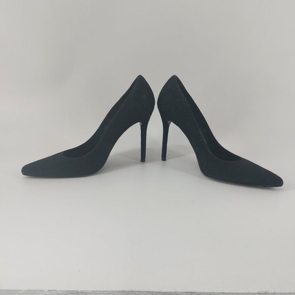 Stuart Weitzman Women's Black Pumps Almond Toe High Heels Size 7 M - Picture 9 of 16